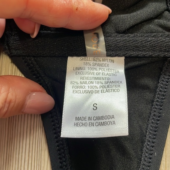 Shade & Shore Ruffle Front Size Monokini One Piece Swimsuit Black Size S NWT - Picture 10 of 12